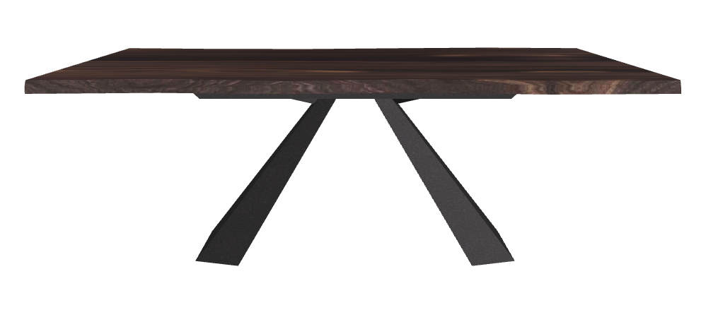 Cattelan Italia Eliot Wood Live Edged Dining Table