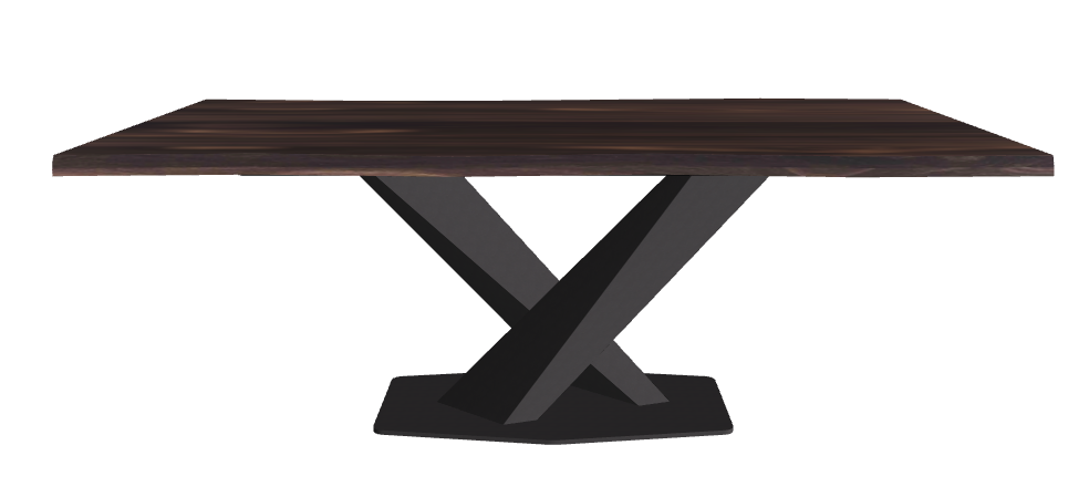 Cattelan Italia Stratos Wood Live Edged Dining Table