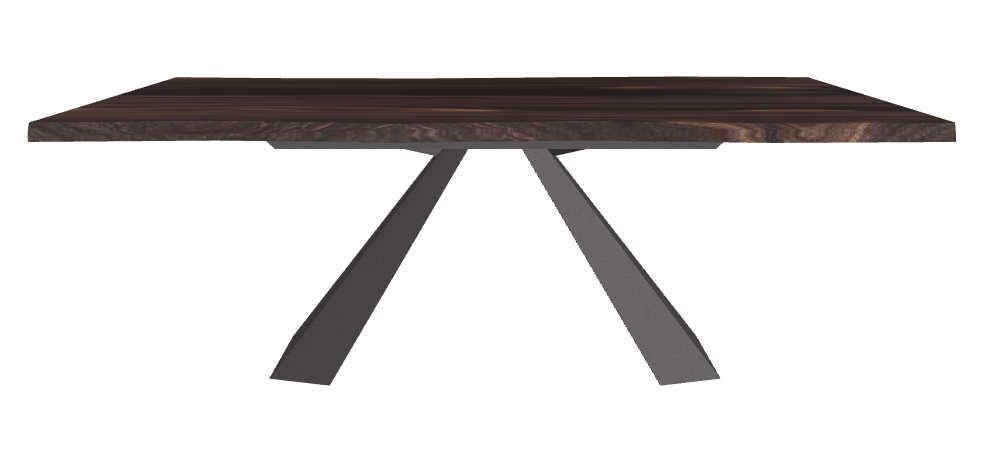 Cattelan Italia Eliot Wood Live Edged Dining Table