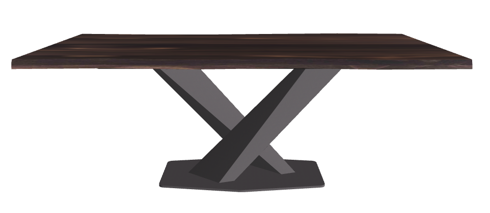 Cattelan Italia Stratos Wood Live Edged Dining Table