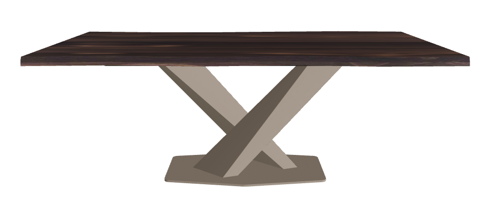 Cattelan Italia Stratos Wood Live Edged Dining Table