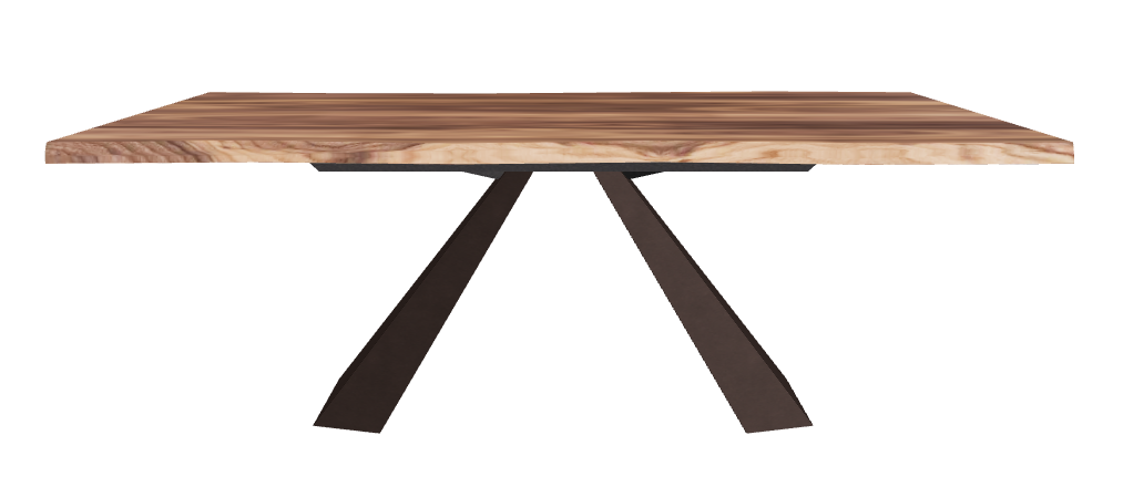 Cattelan Italia Eliot Wood Live Edged Dining Table