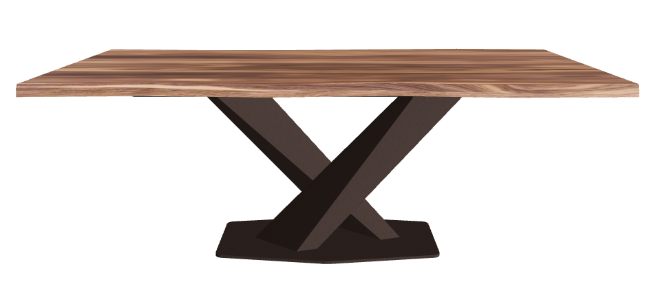 Cattelan Italia Stratos Wood Live Edged Dining Table