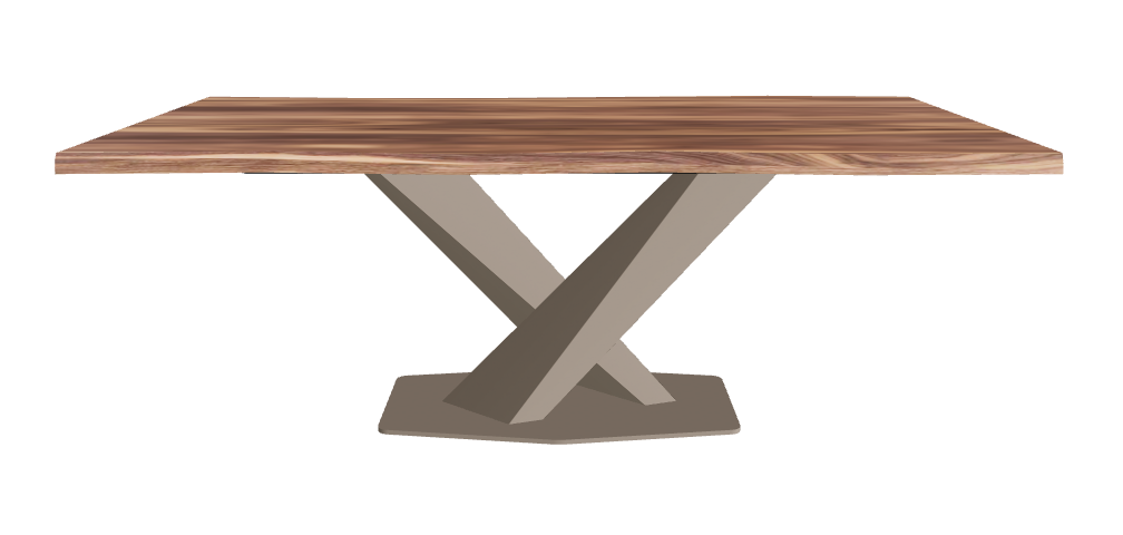 Cattelan Italia Stratos Wood Live Edged Dining Table