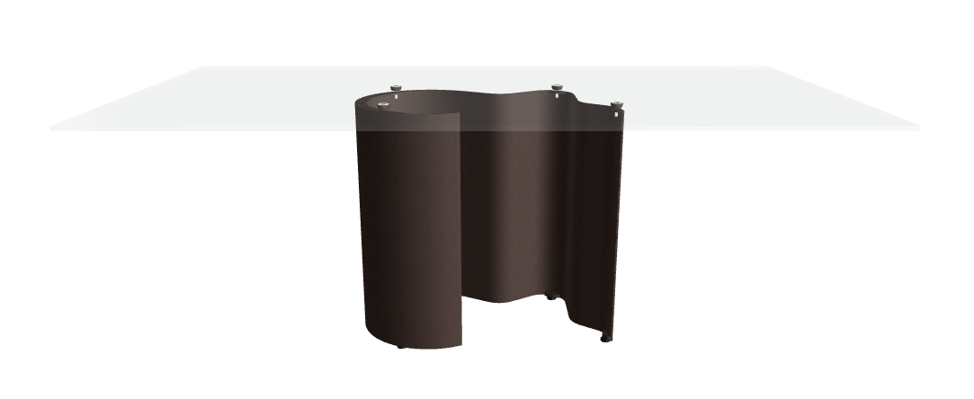 Cattelan Italia Papelito Glass Dining Table