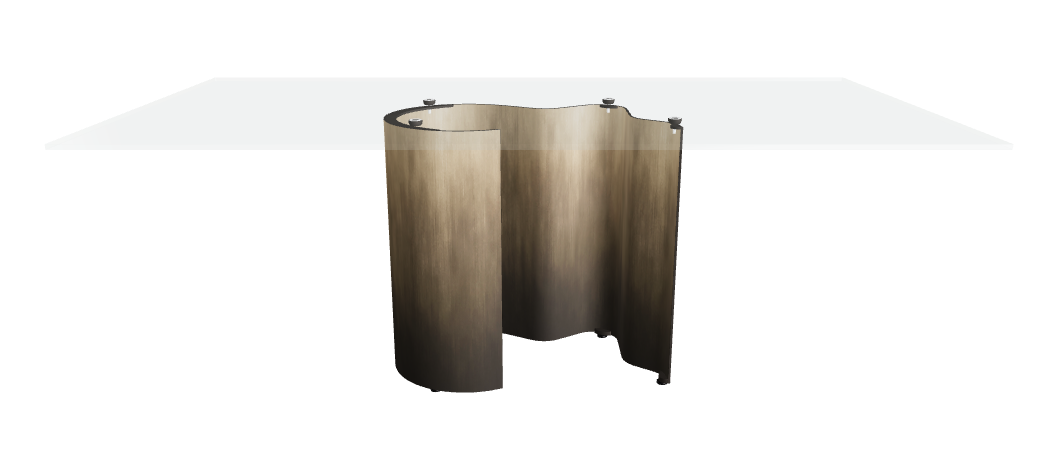 Cattelan Italia Papelito Glass Dining Table