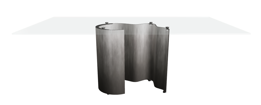 Cattelan Italia Papelito Glass Dining Table