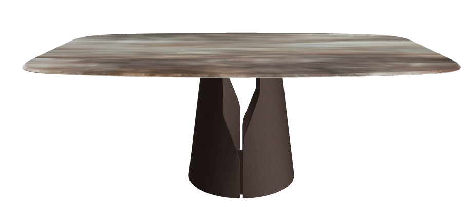 Cattelan Italia Giano Crystalart Rectangular & Barrel-Shaped Dining Table