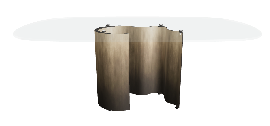 Cattelan Italia Papelito Glass Dining Table