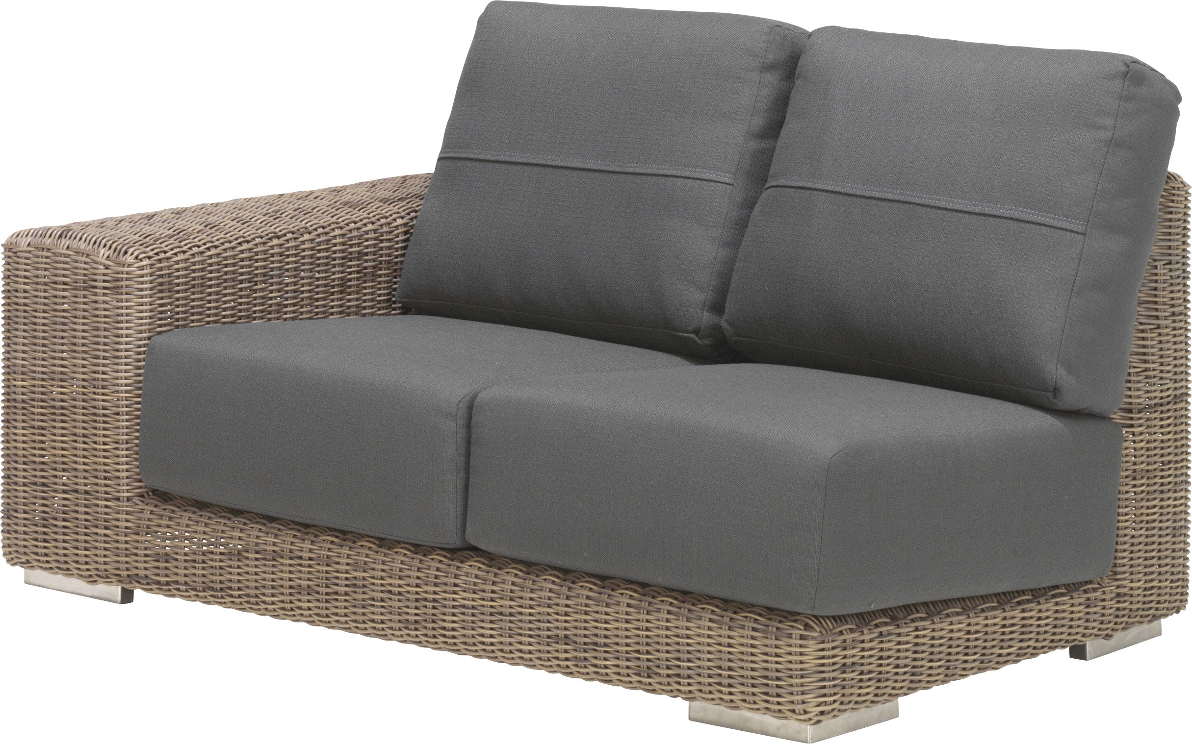 4 Seasons Outdoor Kingston Modular 2 Seater Right With 4 Cushions