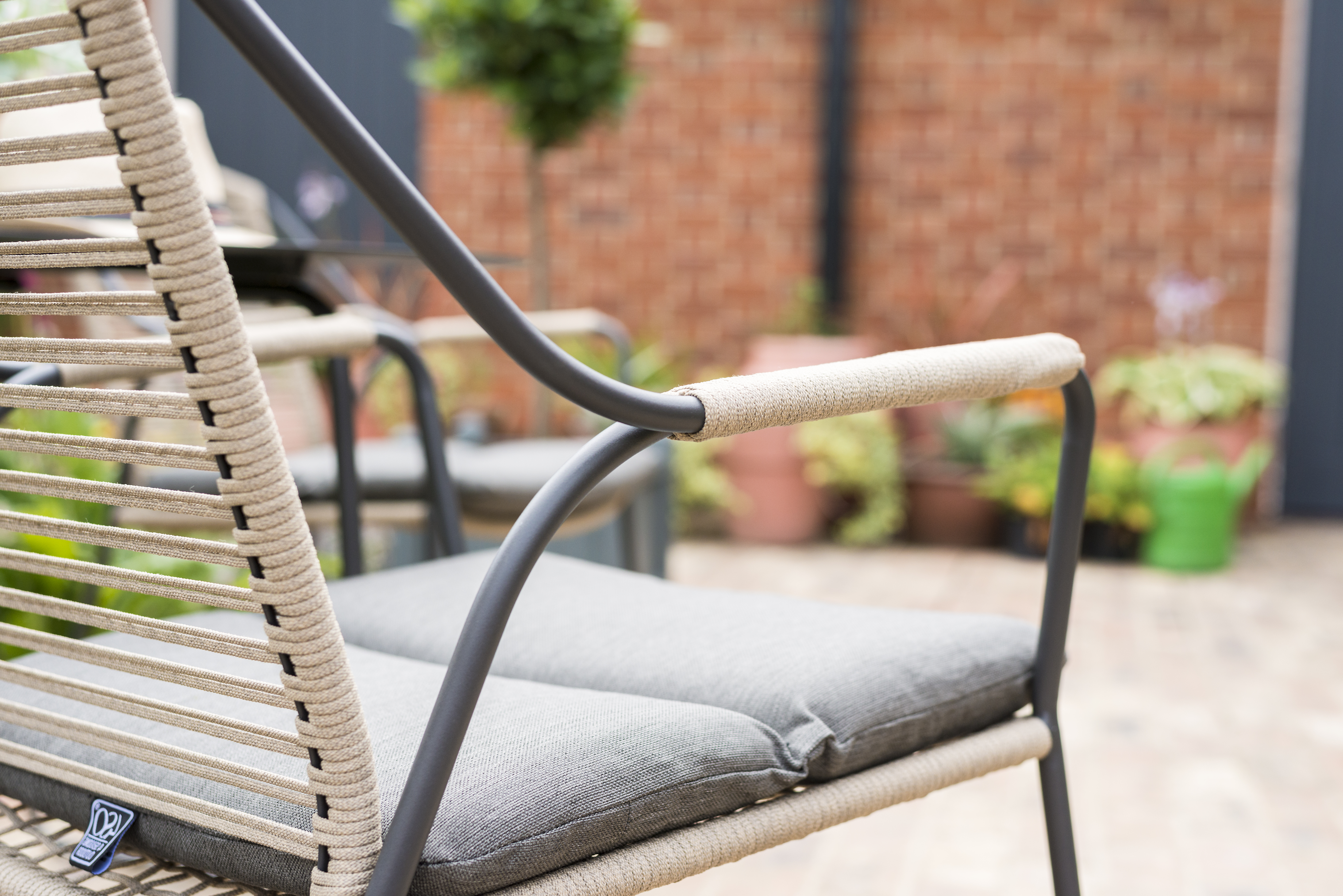 4 Seasons Outdoor Scandic Dining Chair With Cushion (Packed In 2's)