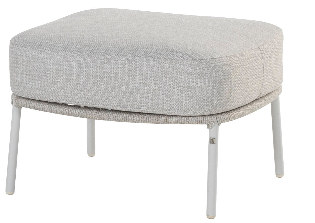 4 Seasons Outdoor Bernini Footstool Frozen With Cushion