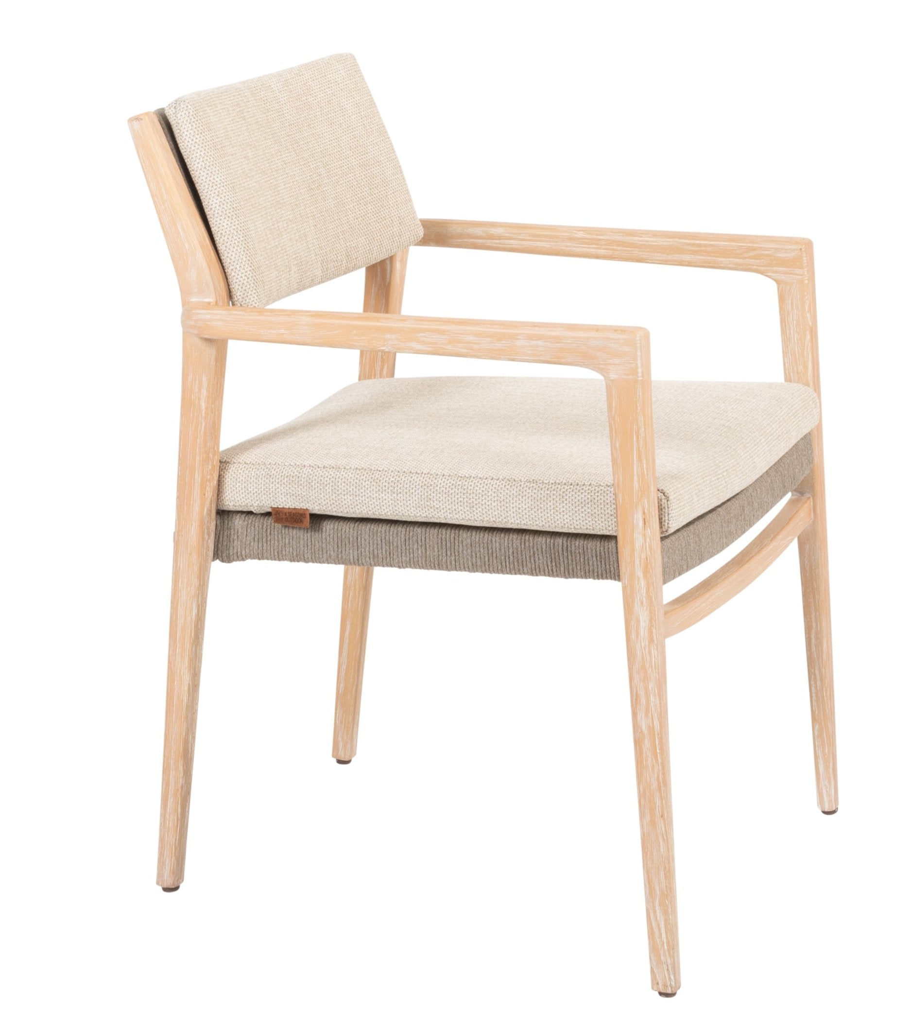 Season Outdoor Julia Stackable Dining Chair Teak Brushed With