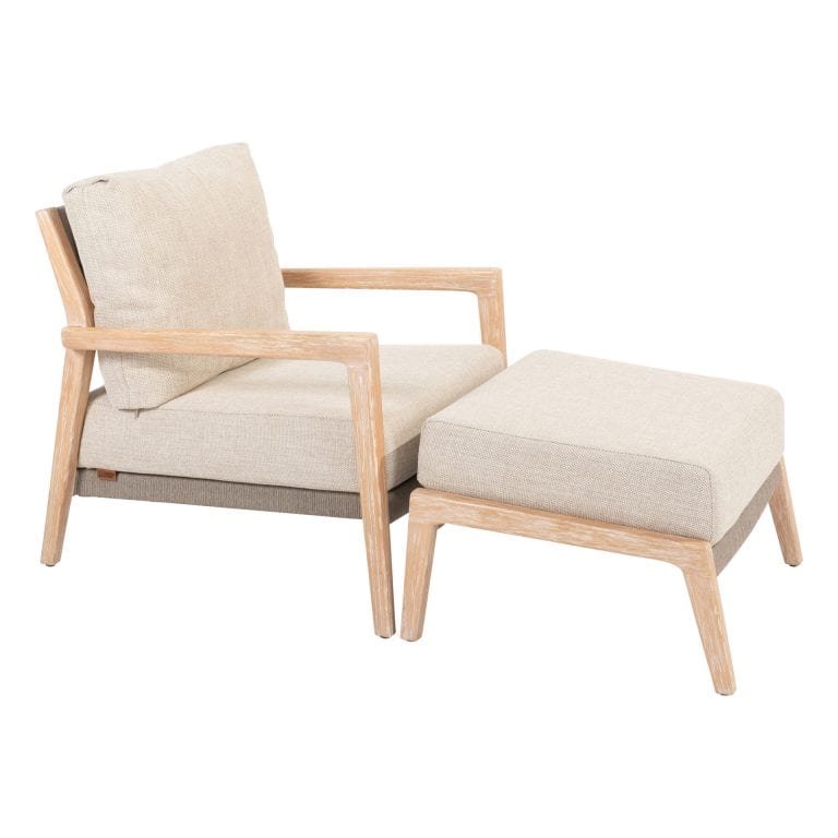 4 Seasons Outdoor Julia Lounge Set With Sem Tables And Footstool