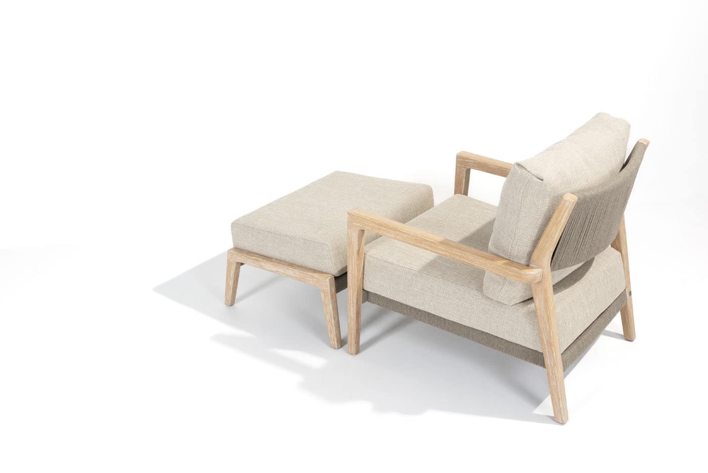 4 Seasons Outdoor Julia Lounge Set With Sem Tables And Footstool