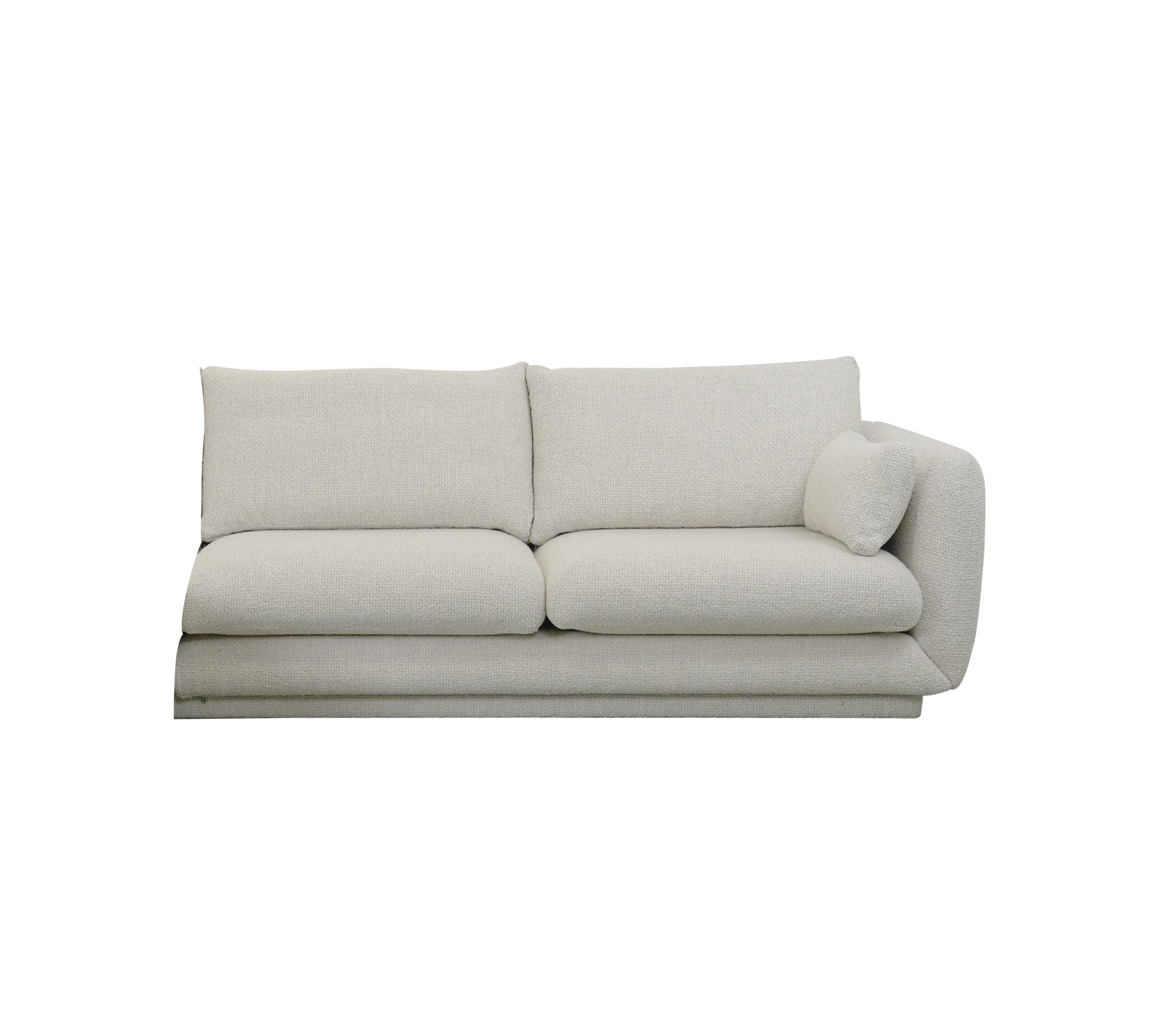 Cane-line Bloom 2-Seater Sofa Left Module with Plinth