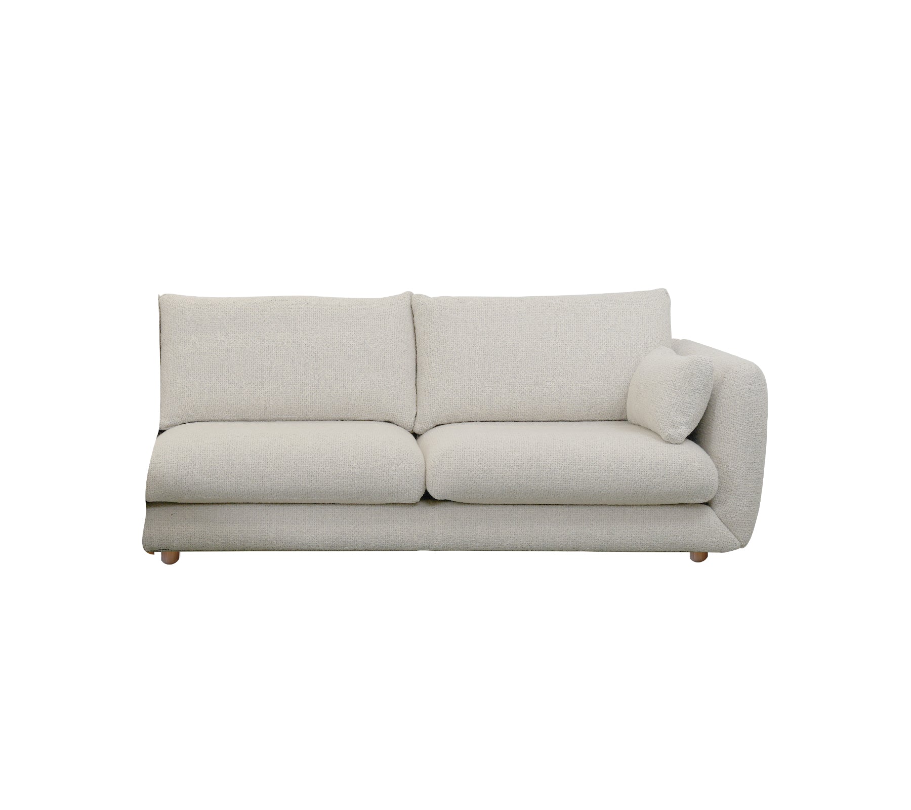 Cane-line Bloom 2-Seater Sofa Left Module with Teak Legs