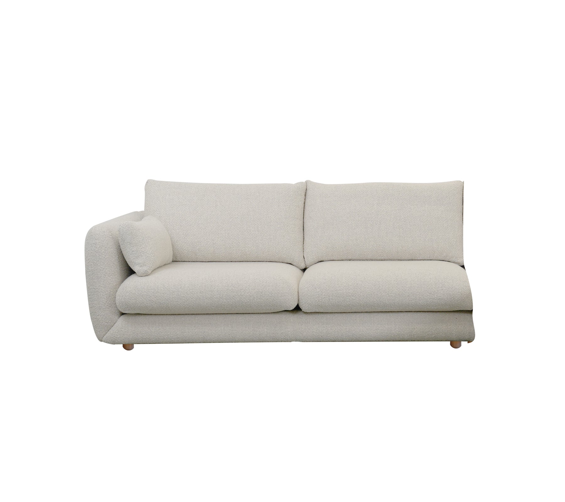 Cane-line Bloom 2-Seater Sofa Right Module with Teak Legs