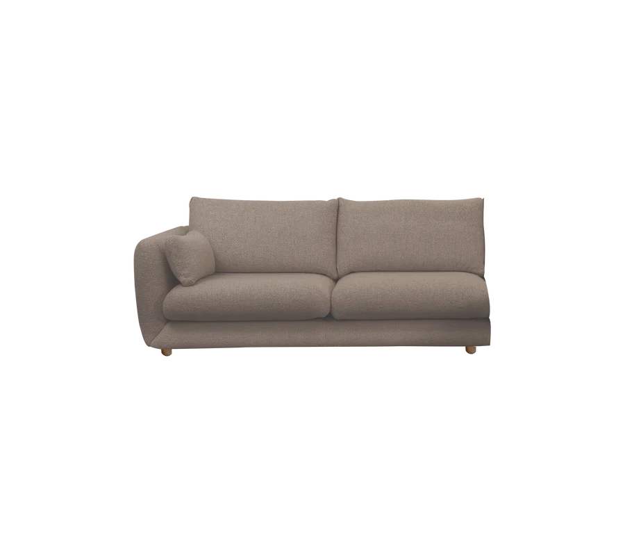 Cane-line Bloom 2-Seater Sofa Right Module with Teak Legs