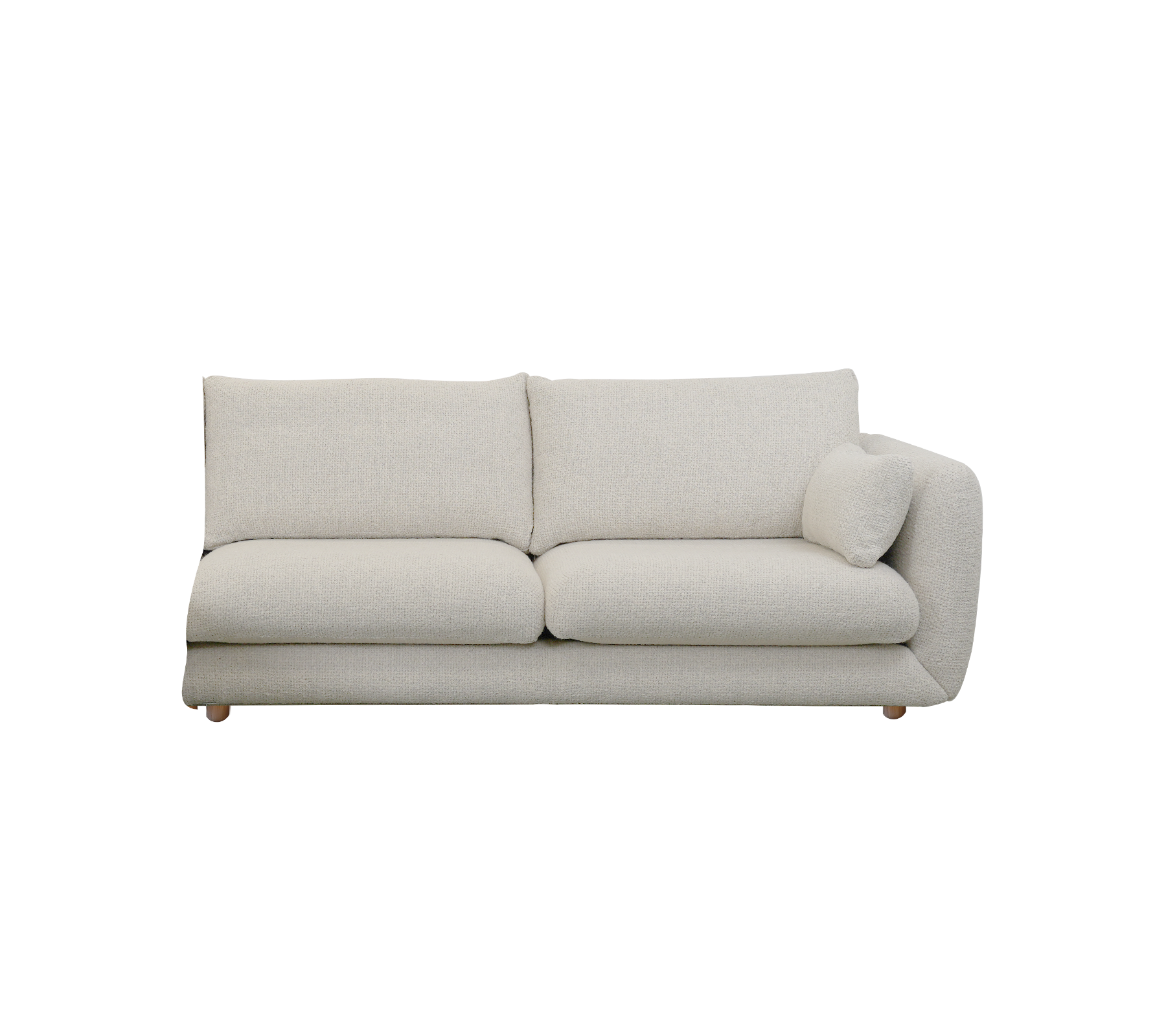 Cane-line Bloom 2-Seater Sofa Left Module With Teak Legs
