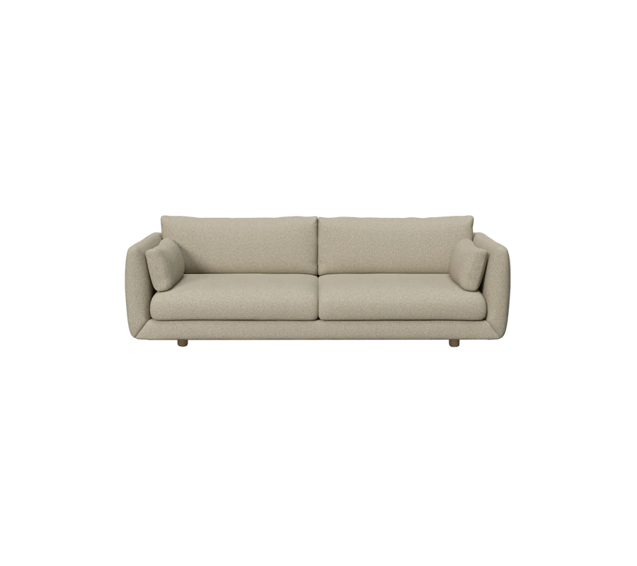 Cane-line Bloom 3-Seater Sofa with Teak Legs