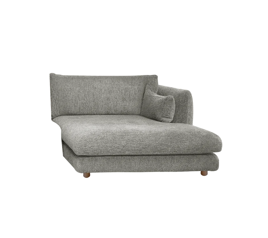 Cane-line Bloom Chaise Longue sofa module Left with Teak Legs