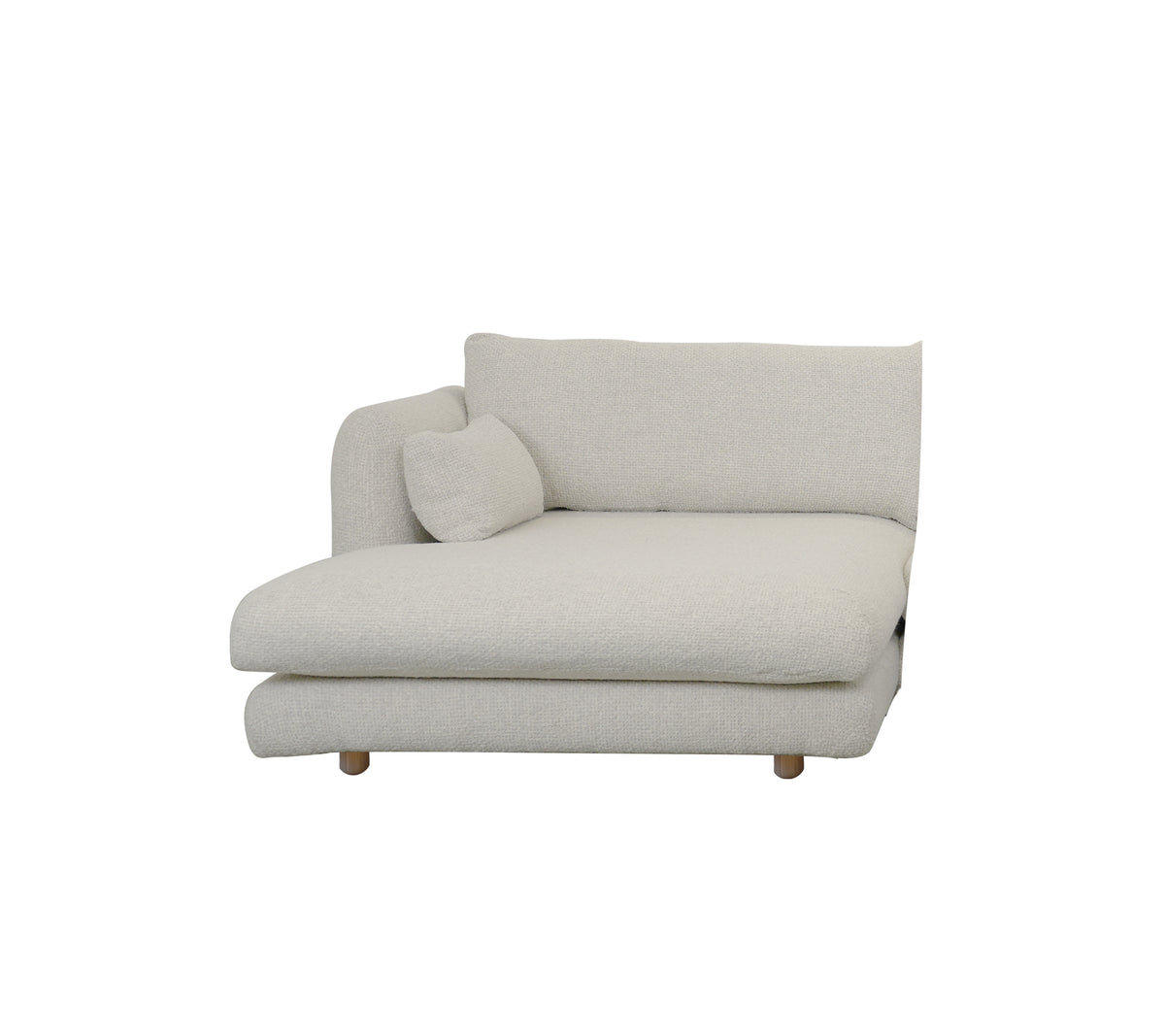 Cane-line Bloom Chaise Lounge Right Module with Teak Legs
