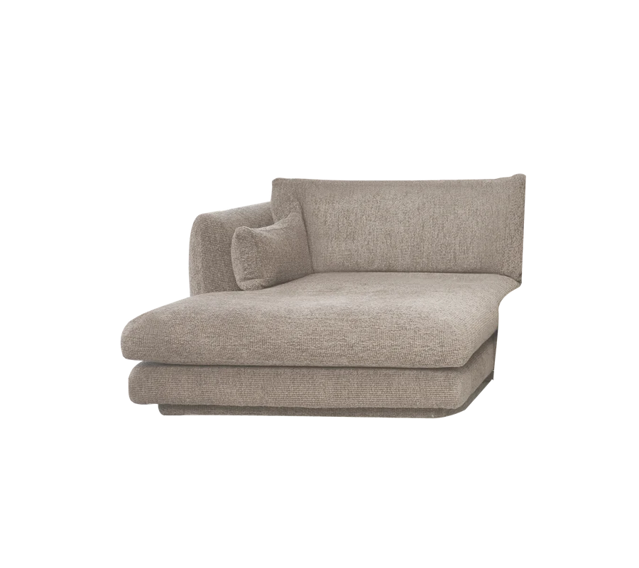 Cane-line Bloom Chaise Longue Sofa module Left/Right with Plinth