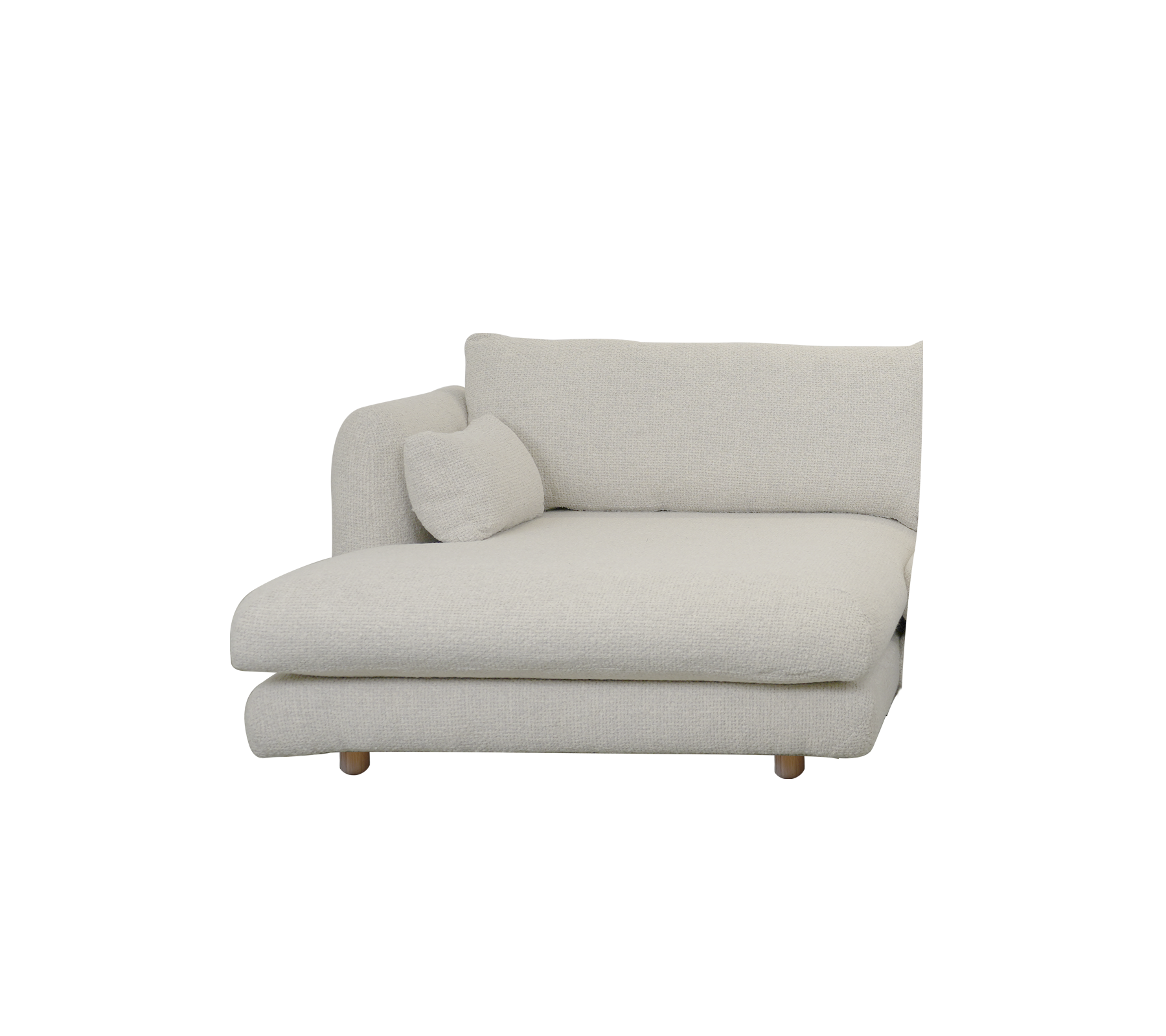 Cane-line Bloom Chaise Lounge Right Module W/Teak Legs