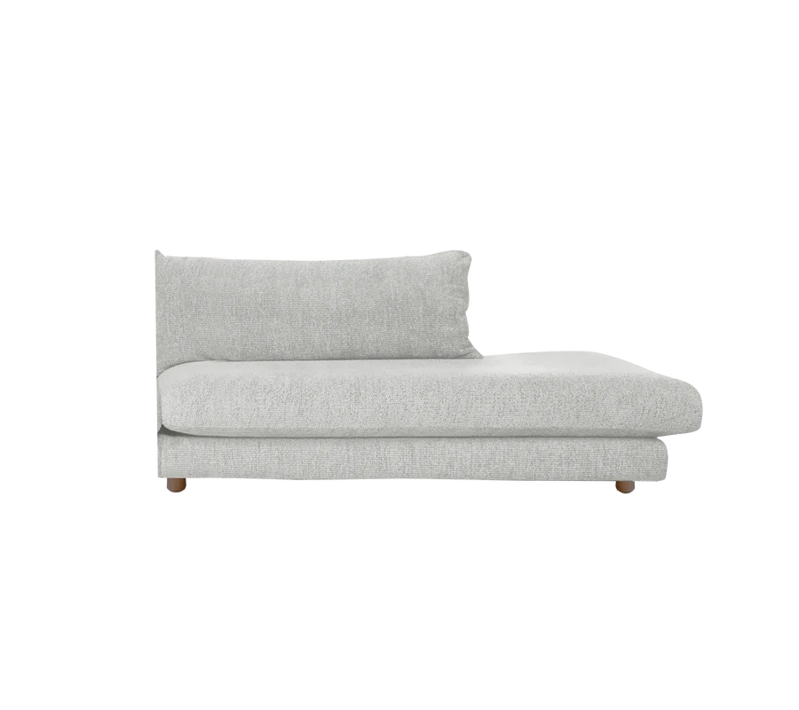 Cane-line Bloom Open-End sofa Module Left with Teak Legs