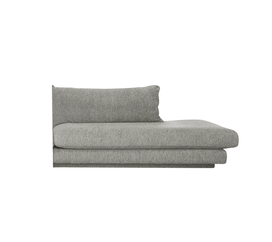 Cane-line Bloom Open-End sofa module left/right with plinth