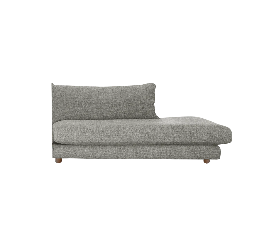 Cane-line Bloom Open-End sofa Module Left with Teak Legs
