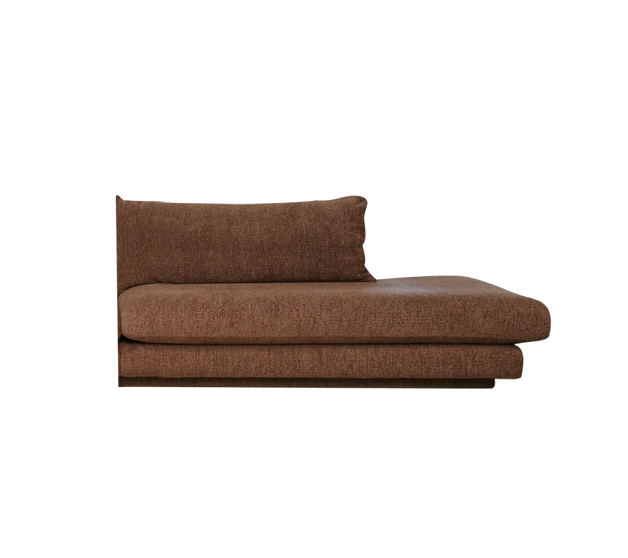Cane-line Bloom Open-End sofa module left/right with plinth