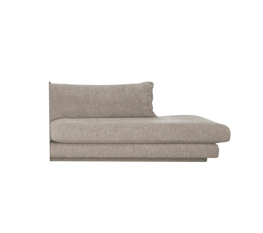 Cane-line Bloom Open-End sofa module left/right with plinth