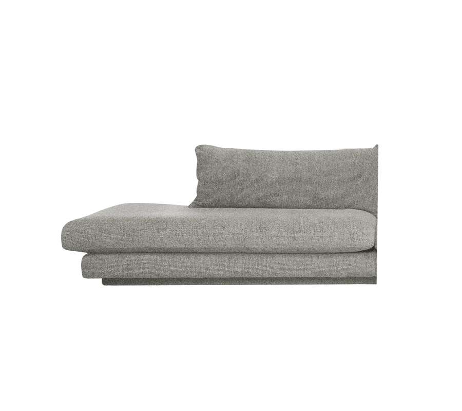 Cane-line Bloom Open-End sofa module left/right with plinth