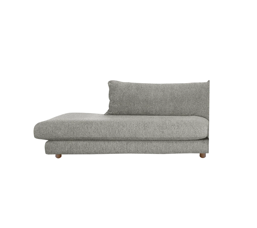 Cane-line Bloom Open-End sofa Module Right with Teak Legs