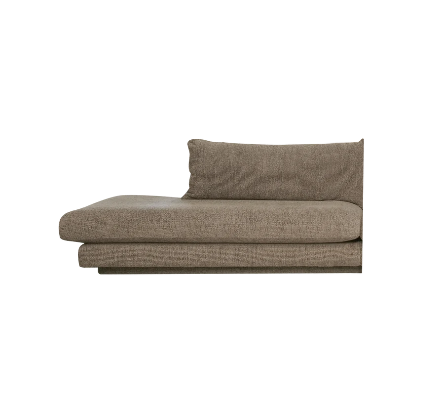 Cane-line Bloom Open-End sofa module left/right with plinth