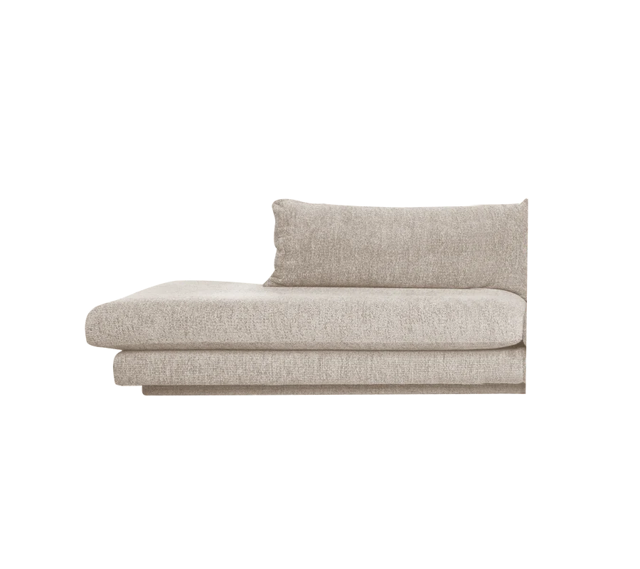 Cane-line Bloom Open-End sofa module left/right with plinth