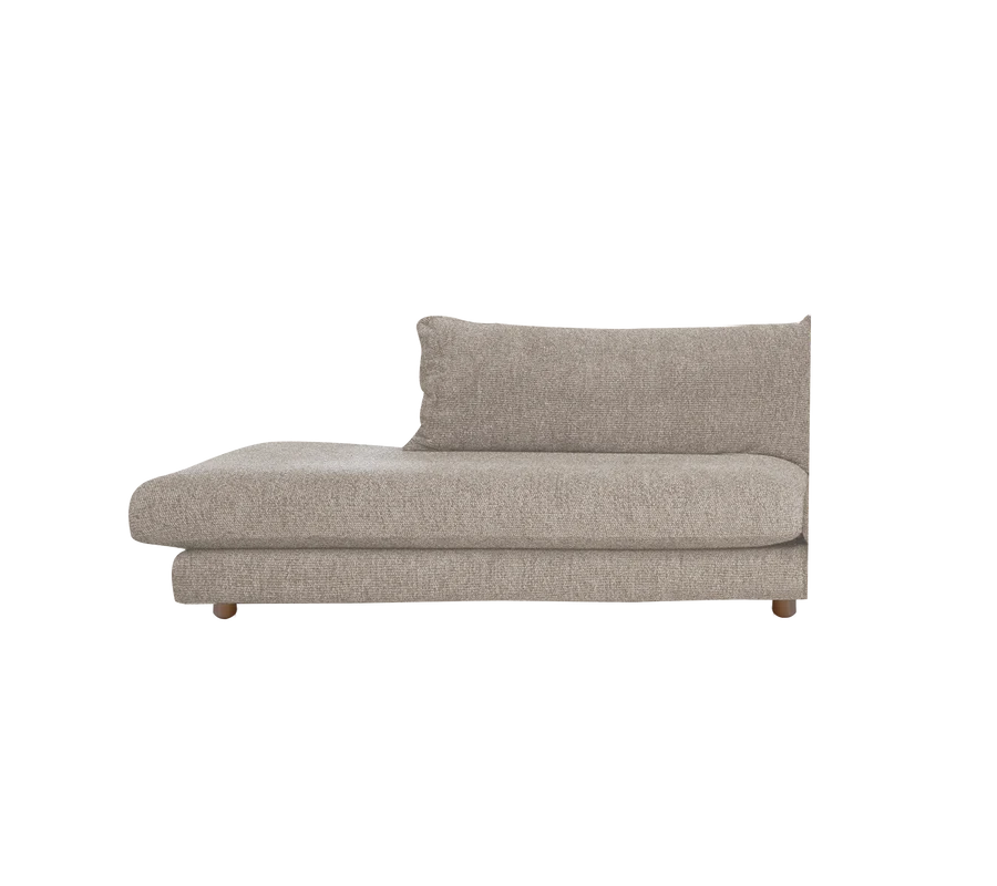 Cane-line Bloom Open-End sofa Module Right with Teak Legs
