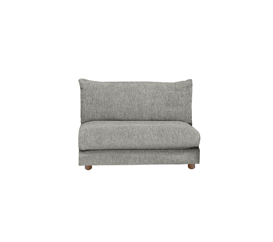 Cane-line Bloom single sofa module with teak legs