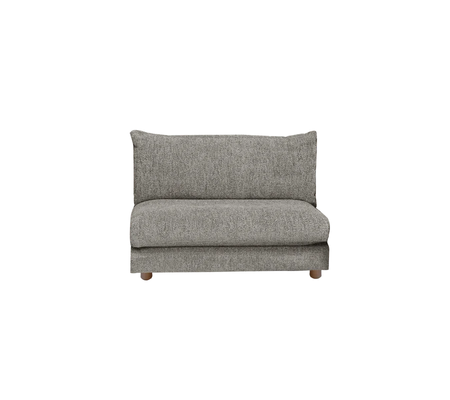 Cane-line Bloom single sofa module with teak legs