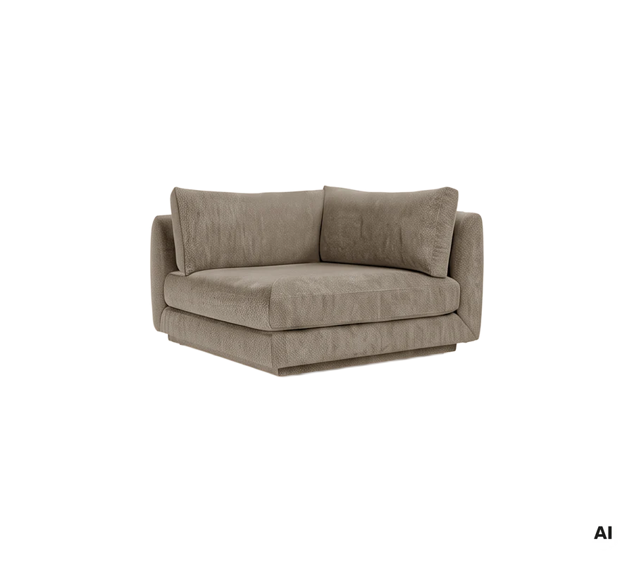 Cane-line Bloom Corner Sofa Module with Plinth