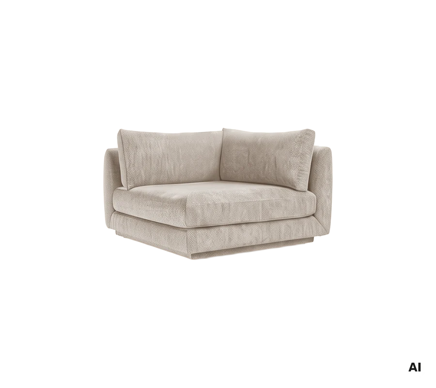 Cane-line Bloom Corner Sofa Module with Plinth