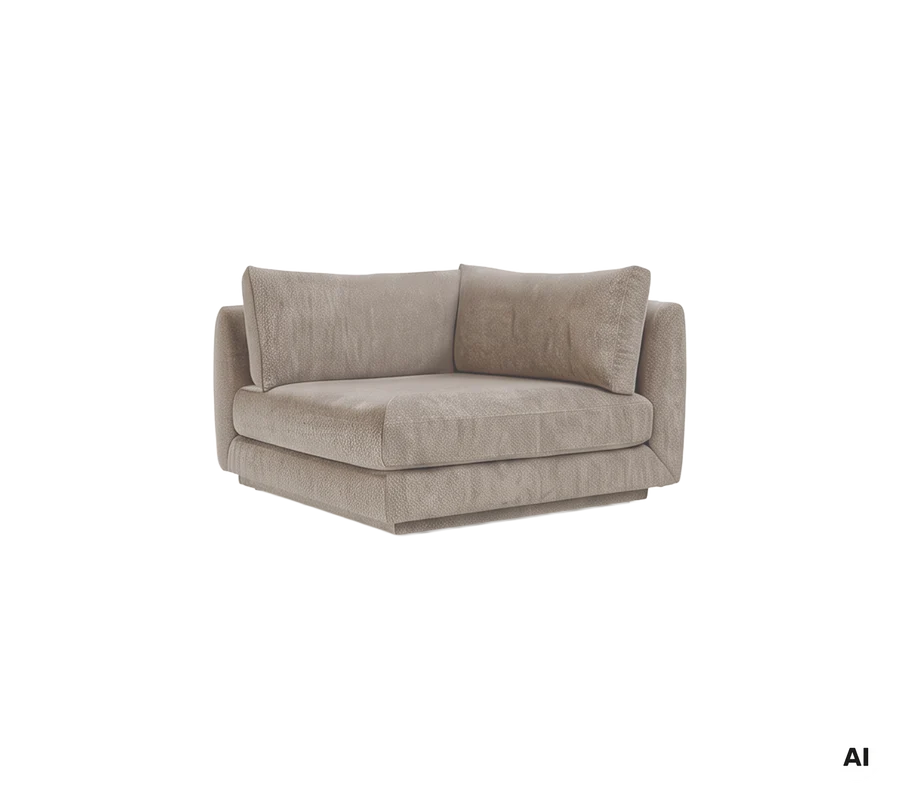 Cane-line Bloom Corner Sofa Module with Plinth