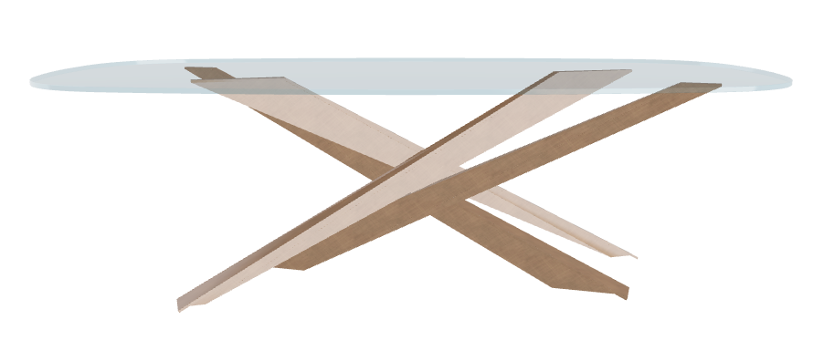 Cattelan Italia Lancer Glass Dining Table