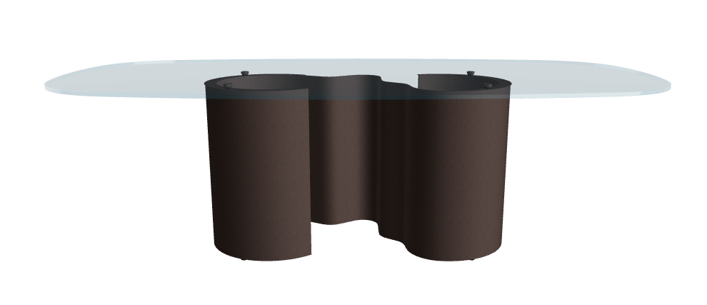 Cattelan Italia Papel Glass Dining Table