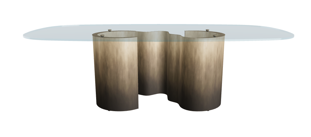 Cattelan Italia Papel Glass Dining Table
