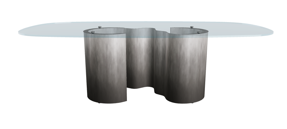 Cattelan Italia Papel Glass Dining Table