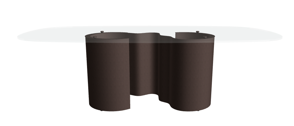 Cattelan Italia Papel Glass Dining Table