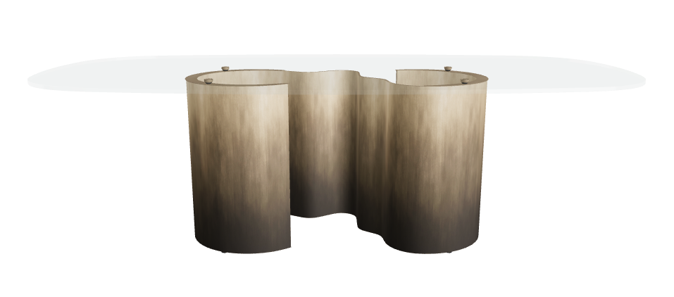 Cattelan Italia Papel Glass Dining Table
